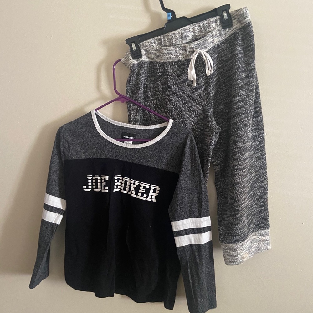 Joe boxer pajamas Large black and white